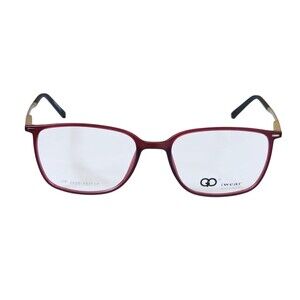 GIANNI PO WOMEN'S EYEGLASSES GP 2629 55-17 140 Burgundy NWT DEMO LENSES